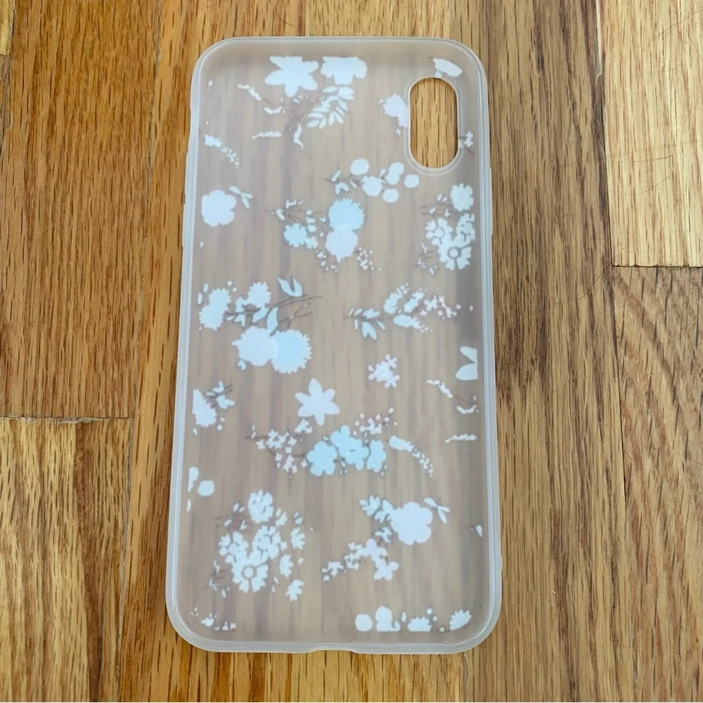 iPhone X/XS Floral Phone Case Frosted Phone Cover